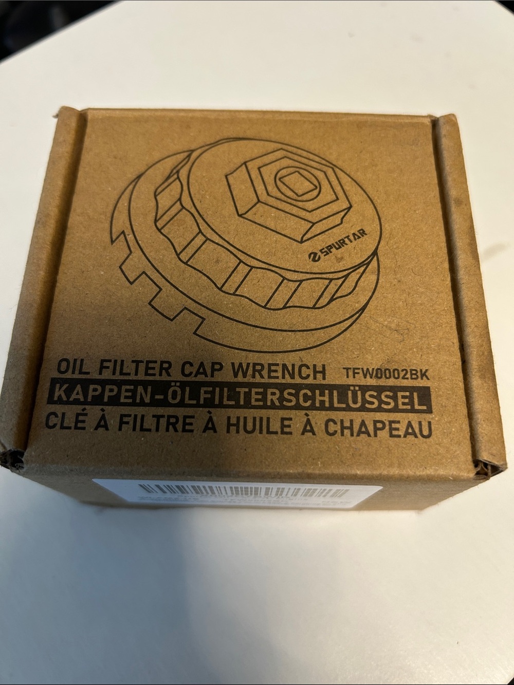 Oil Filter Cap Wrench - Black